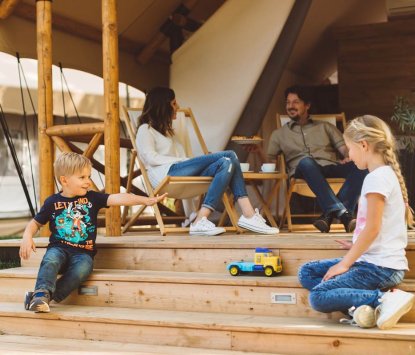Glamping resort Slovenia Olimia Adria Village Tenda Glamping S