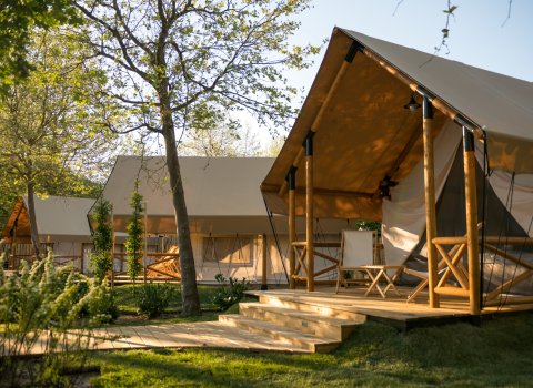 Glamping resort Slovenia Olimia Adria Village