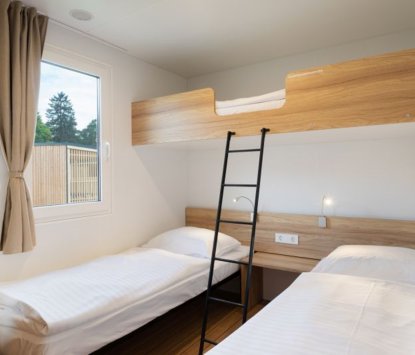 Mobilhaus Slowenien River Camping Bled Mobilheim Alpen